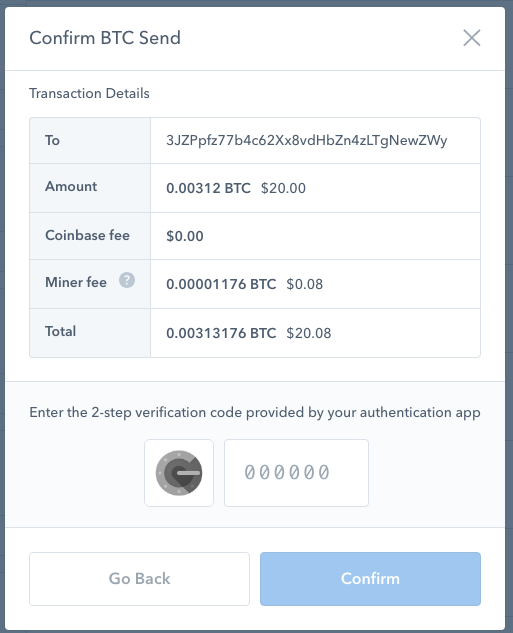 Sending RBF Transaction - Send transaction confirmation screen. Shows fees. No RBF flag. Transaction sent without RBF signaled.
