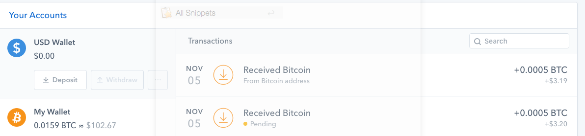 Receiving Bumped RBF Transaction - After bumped transaction confirmed, the bumped transaction then shows up and is credited. Original transactions stay as pending (even after 100 confirmations).
