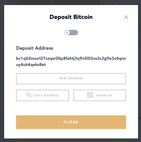 River deposit addresses are bech32 P2WSH (native segwit) by default.
